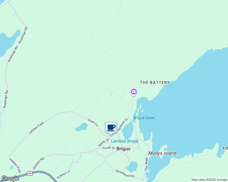 map of restaurants, bars, coffee shops, grocery stores, and more near 34 Ratteley Row in Cupids