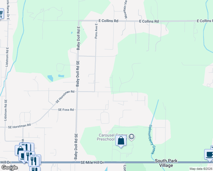 map of restaurants, bars, coffee shops, grocery stores, and more near 812 Cherub Place East in Port Orchard