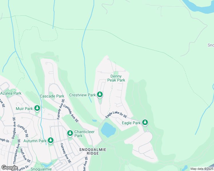 map of restaurants, bars, coffee shops, grocery stores, and more near 6508 East Crest View Loop Southeast in Snoqualmie
