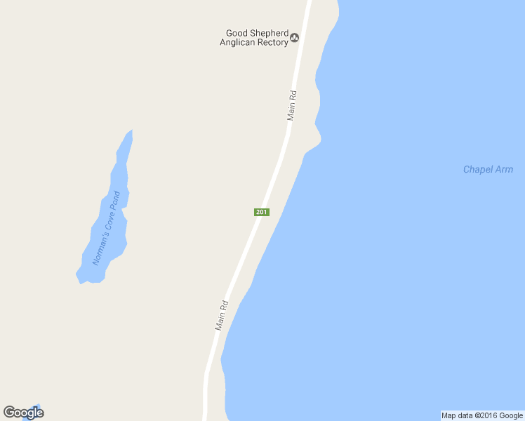 map of restaurants, bars, coffee shops, grocery stores, and more near Newfoundland and Labrador 201 in Arnold's Cove