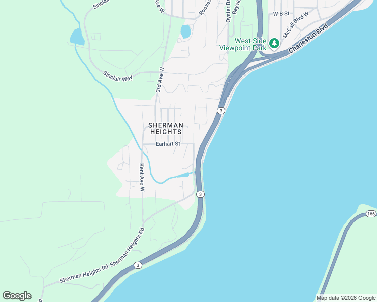 map of restaurants, bars, coffee shops, grocery stores, and more near 2254 High View Lane Northwest in Bremerton