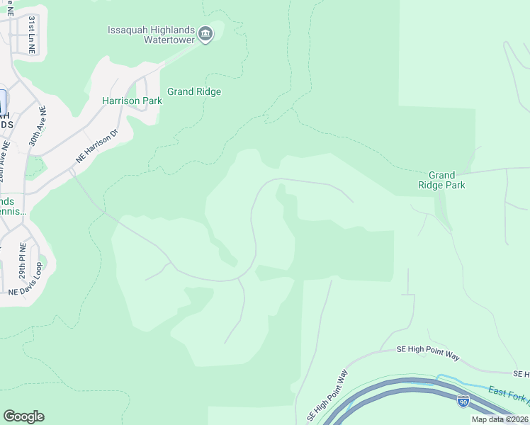 map of restaurants, bars, coffee shops, grocery stores, and more near 27133 Grand Ridge Drive in Issaquah