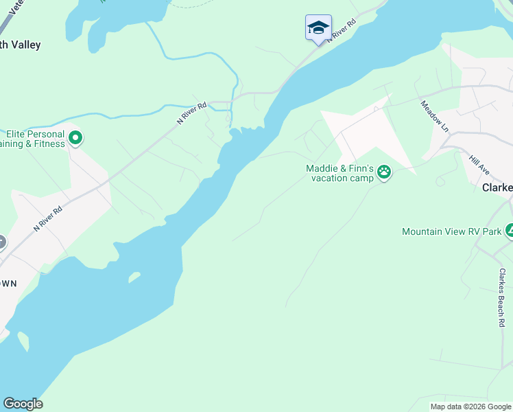 map of restaurants, bars, coffee shops, grocery stores, and more near Glam Road in Makinsons