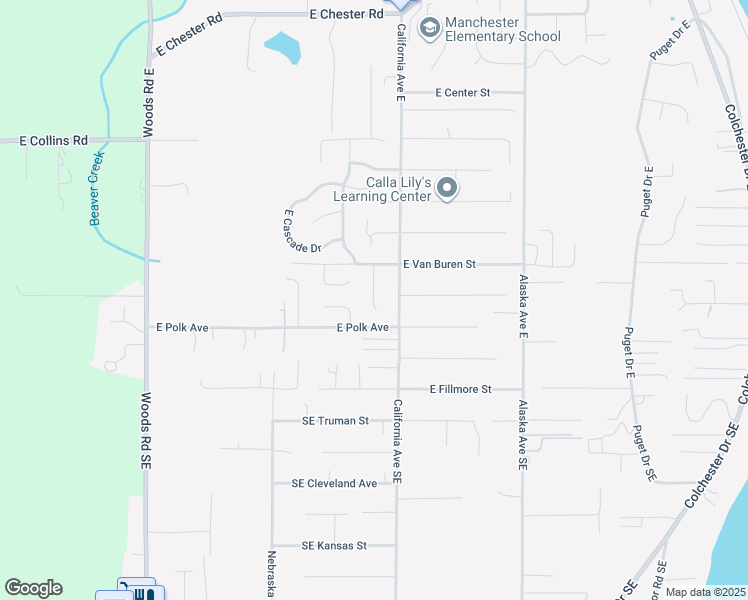 map of restaurants, bars, coffee shops, grocery stores, and more near 1065 Megan Court East in Port Orchard