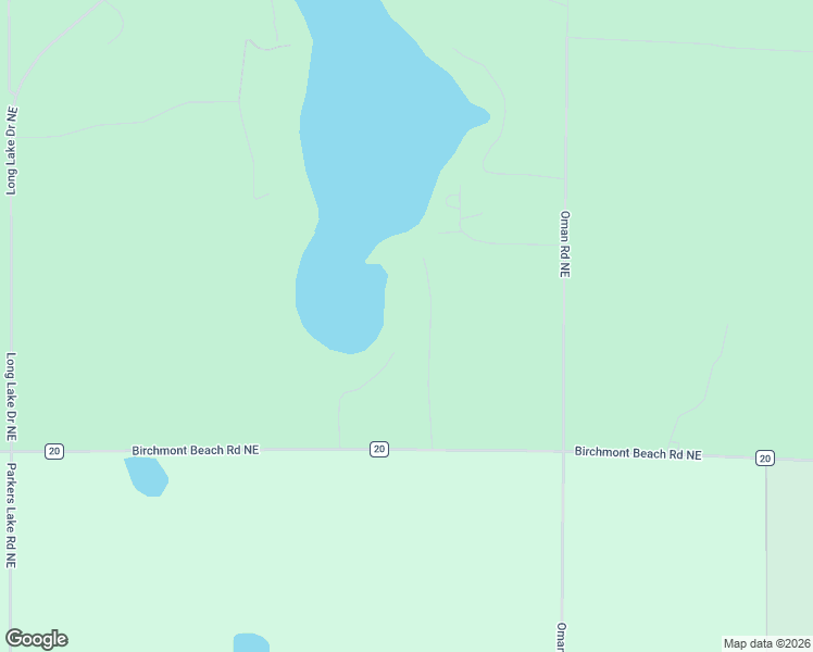 map of restaurants, bars, coffee shops, grocery stores, and more near 7956 Grimes Lane Northeast in Bemidji