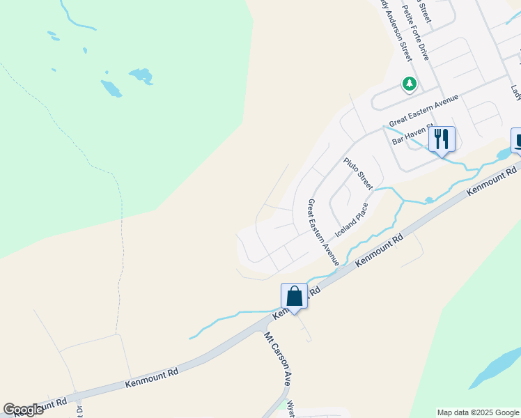 map of restaurants, bars, coffee shops, grocery stores, and more near Sir Wilfred Grenfell Street in St. John's