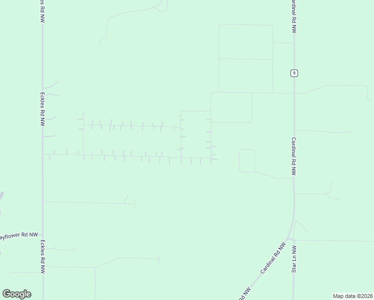 map of restaurants, bars, coffee shops, grocery stores, and more near 8032 Valdez Drive Northwest in Bemidji