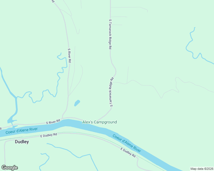 map of restaurants, bars, coffee shops, grocery stores, and more near 14027 South Tamarack Ridge Road in Cataldo