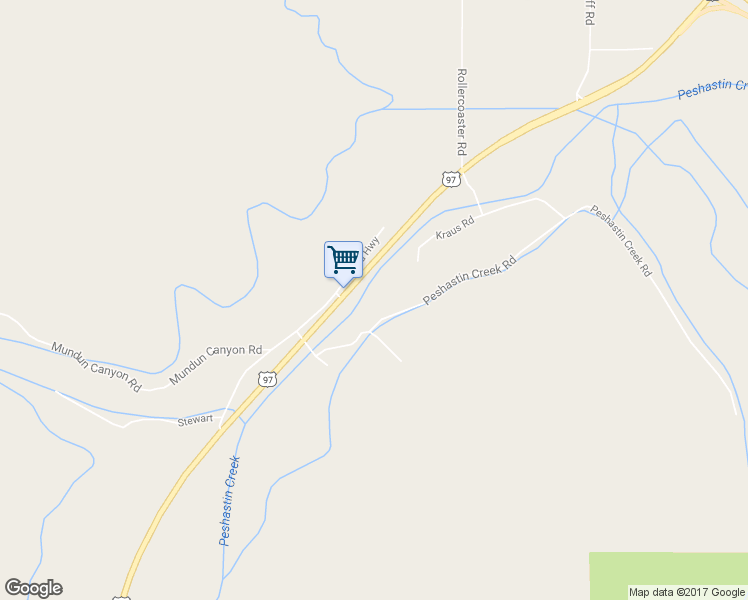 map of restaurants, bars, coffee shops, grocery stores, and more near 7325 Kraus Road in Peshastin