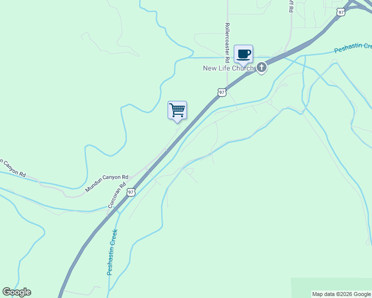 map of restaurants, bars, coffee shops, grocery stores, and more near 7325 Kraus Road in Peshastin