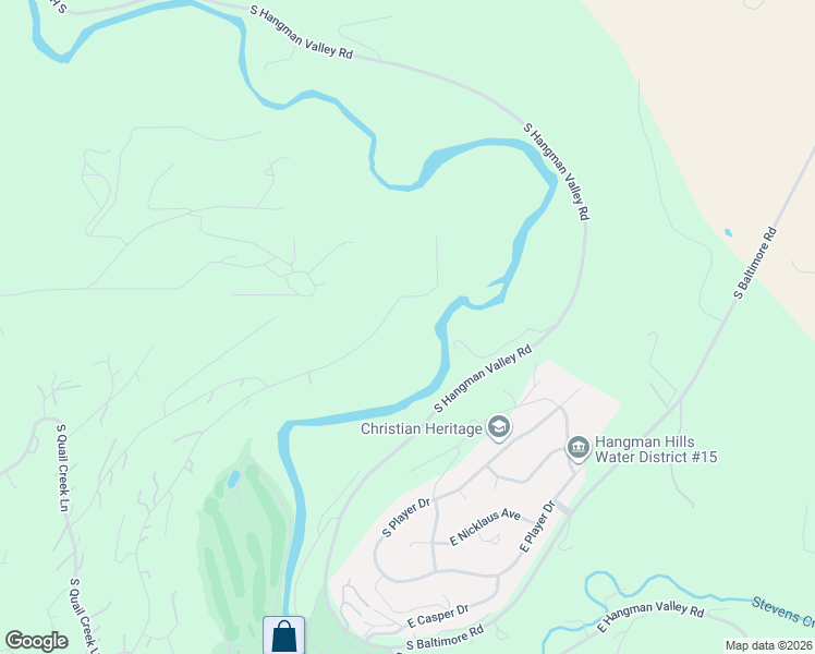 map of restaurants, bars, coffee shops, grocery stores, and more near 11323 South Fairway Ridge Lane in Spokane