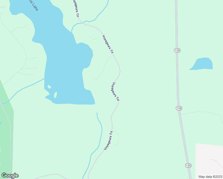map of restaurants, bars, coffee shops, grocery stores, and more near 5961 Voyageur's Trail in Biwabik