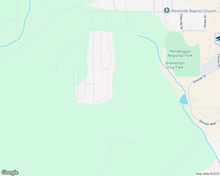 map of restaurants, bars, coffee shops, grocery stores, and more near 1202 Baker Heights Loop in Bremerton