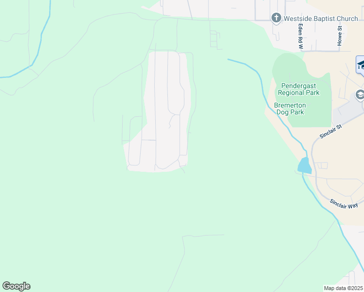 map of restaurants, bars, coffee shops, grocery stores, and more near 1202 Baker Heights Loop in Bremerton