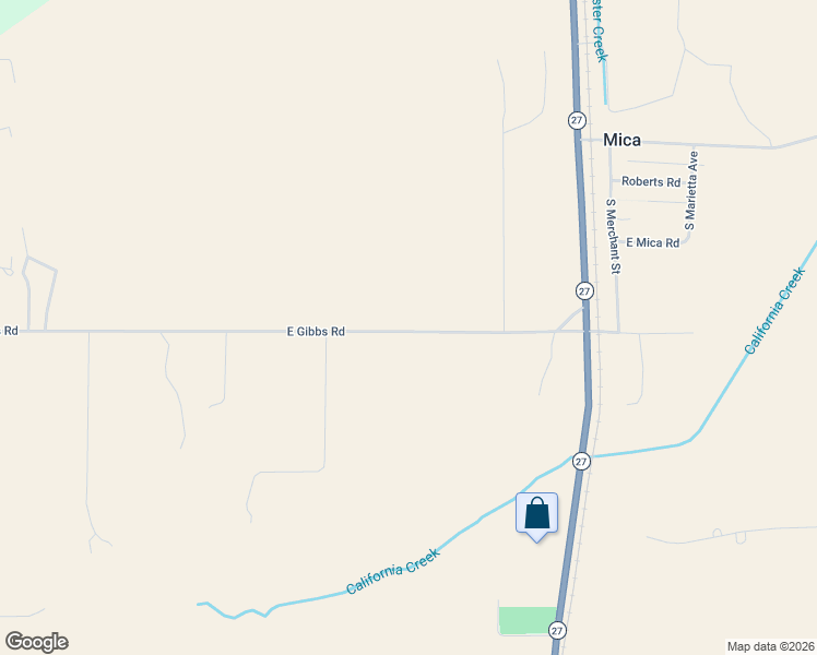 map of restaurants, bars, coffee shops, grocery stores, and more near 13715 East Gibbs Road in Mica