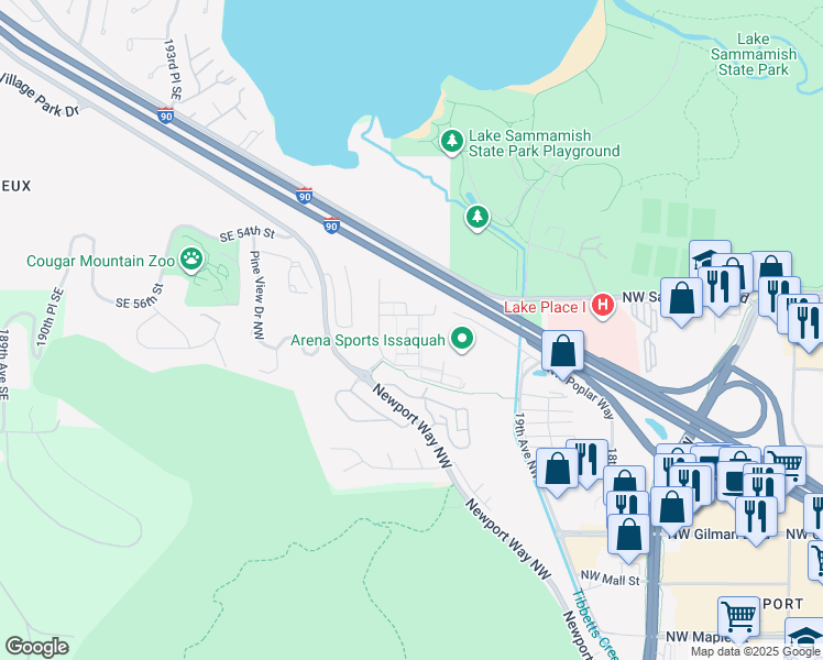 1610 Anthology Avenue Northwest, Issaquah WA Walk Score