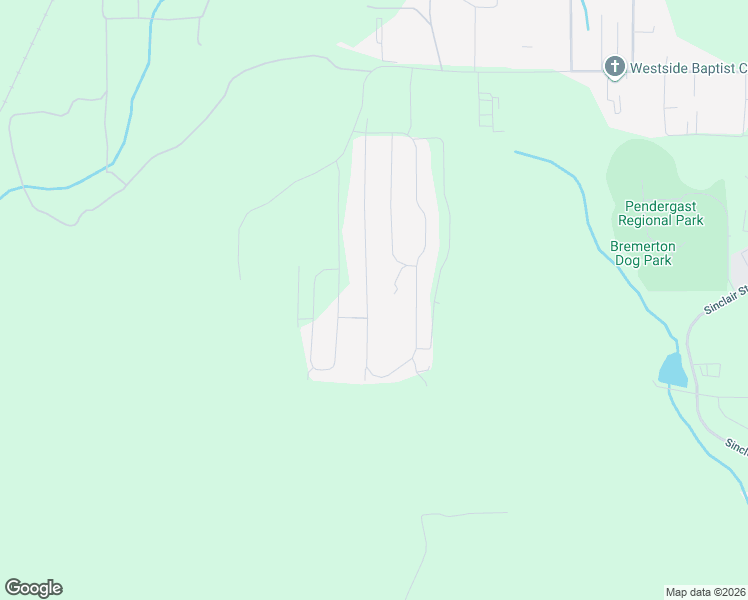 map of restaurants, bars, coffee shops, grocery stores, and more near 8001-8071 Werner Rd in Bremerton
