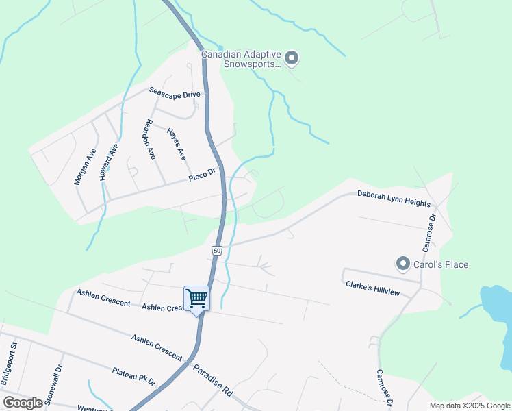 map of restaurants, bars, coffee shops, grocery stores, and more near 14 Jonathan Drive in Paradise