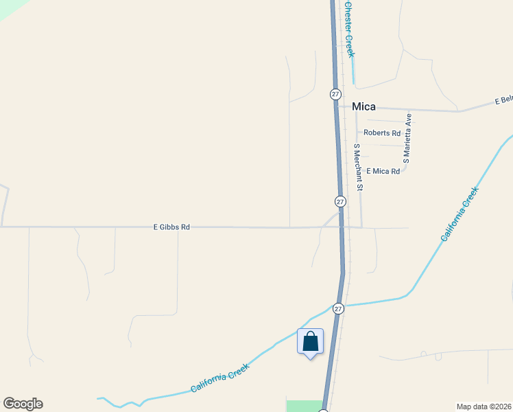 map of restaurants, bars, coffee shops, grocery stores, and more near 13715 East Gibbs Road in Mica