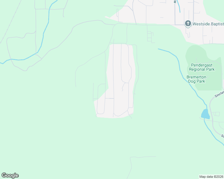 map of restaurants, bars, coffee shops, grocery stores, and more near 1368 Baker Heights Loop in Bremerton