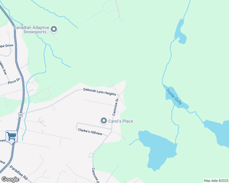 map of restaurants, bars, coffee shops, grocery stores, and more near 87 Deborah Lynn Heights in Paradise