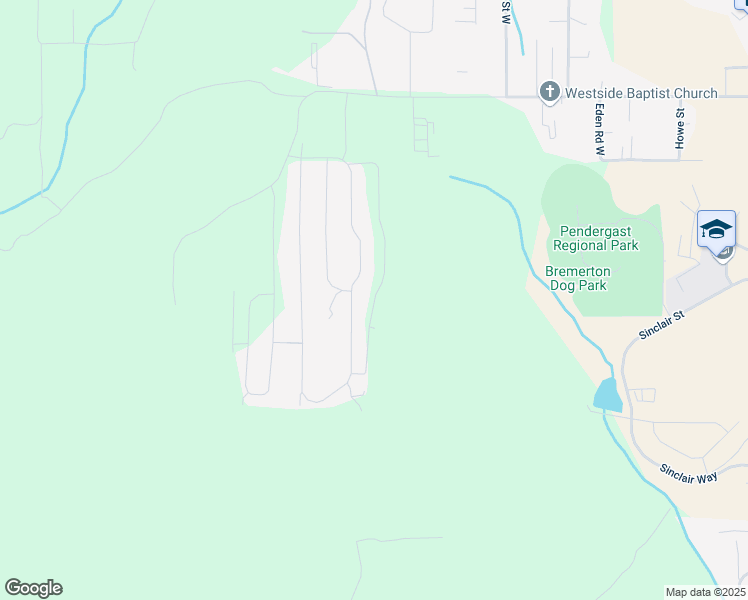 map of restaurants, bars, coffee shops, grocery stores, and more near 1040 Baker Heights Loop in Bremerton