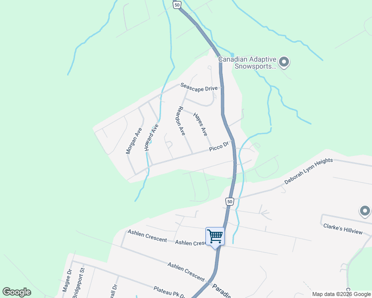 map of restaurants, bars, coffee shops, grocery stores, and more near 3 Reardon Avenue in Paradise