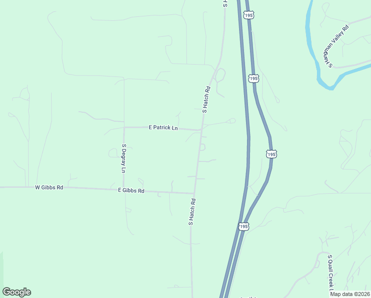 map of restaurants, bars, coffee shops, grocery stores, and more near 11002 South Hatch Road in Spokane