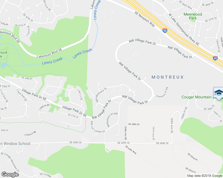 map of restaurants, bars, coffee shops, grocery stores, and more near 5365 Eiger Place Northwest in Issaquah