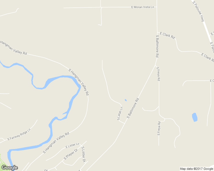map of restaurants, bars, coffee shops, grocery stores, and more near S Latah Ln in Spokane