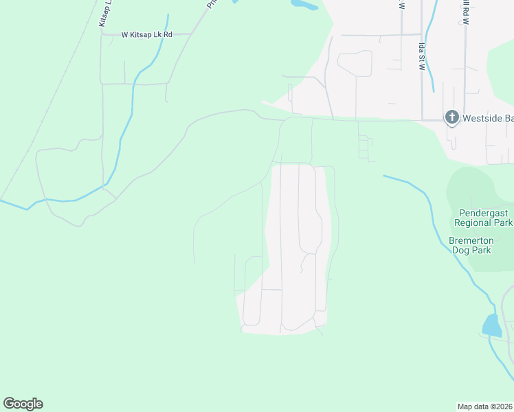 map of restaurants, bars, coffee shops, grocery stores, and more near 8001-8071 Werner Road in Bremerton