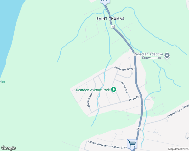 map of restaurants, bars, coffee shops, grocery stores, and more near 54 Seascape Drive in Paradise