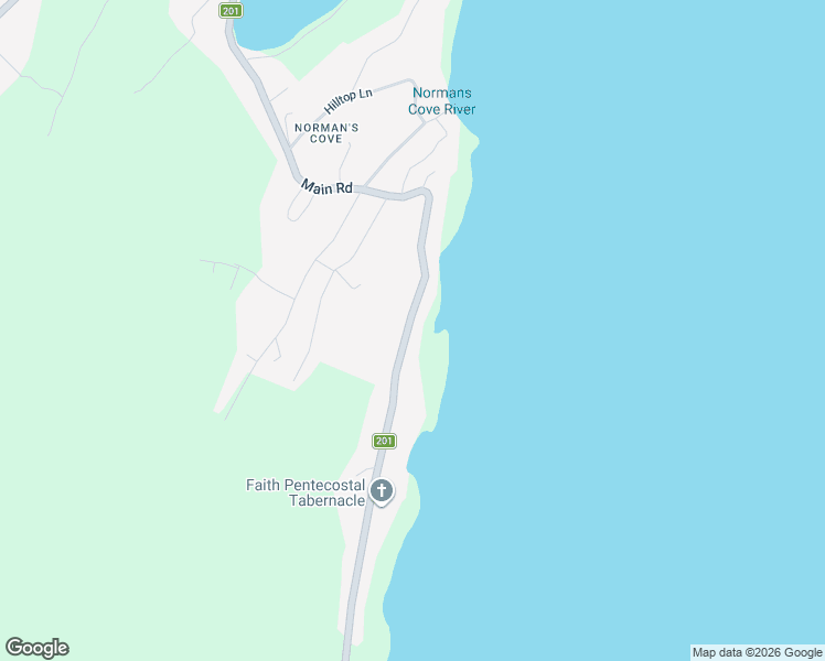 map of restaurants, bars, coffee shops, grocery stores, and more near Newfoundland and Labrador 201 in Arnold's Cove