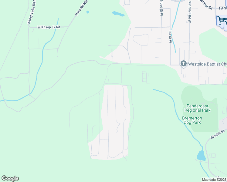 map of restaurants, bars, coffee shops, grocery stores, and more near 905 Timberline Avenue in Bremerton