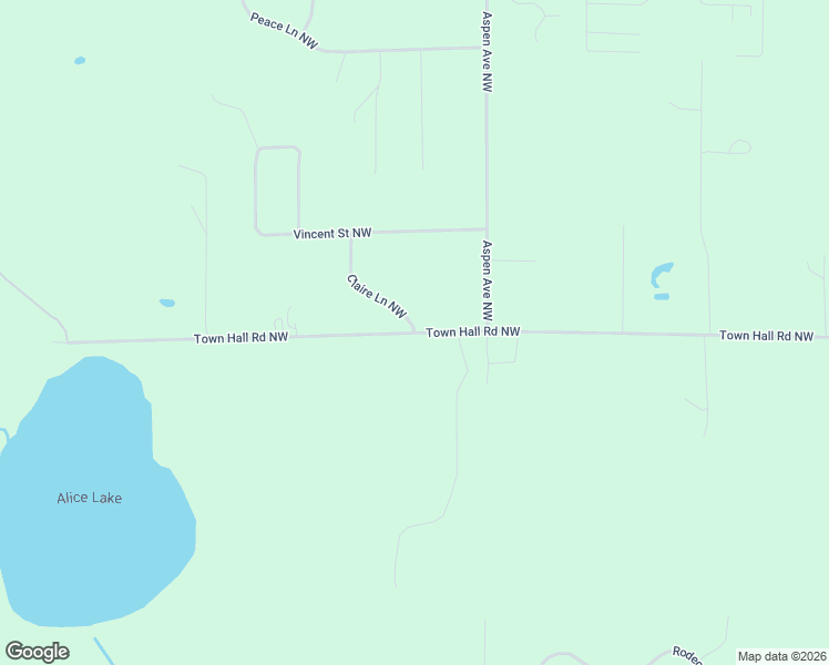 map of restaurants, bars, coffee shops, grocery stores, and more near 1827 Town Hall Road Northwest in Bemidji