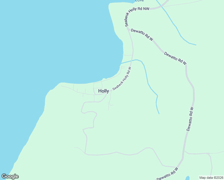 map of restaurants, bars, coffee shops, grocery stores, and more near Seabeck Holly Road West in Kitsap County