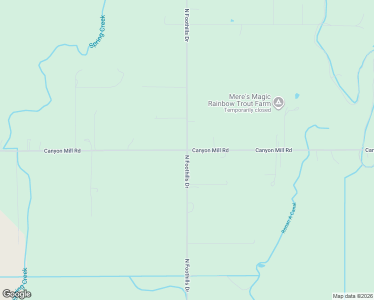map of restaurants, bars, coffee shops, grocery stores, and more near 2501 Canyon Mill Road in Ronan