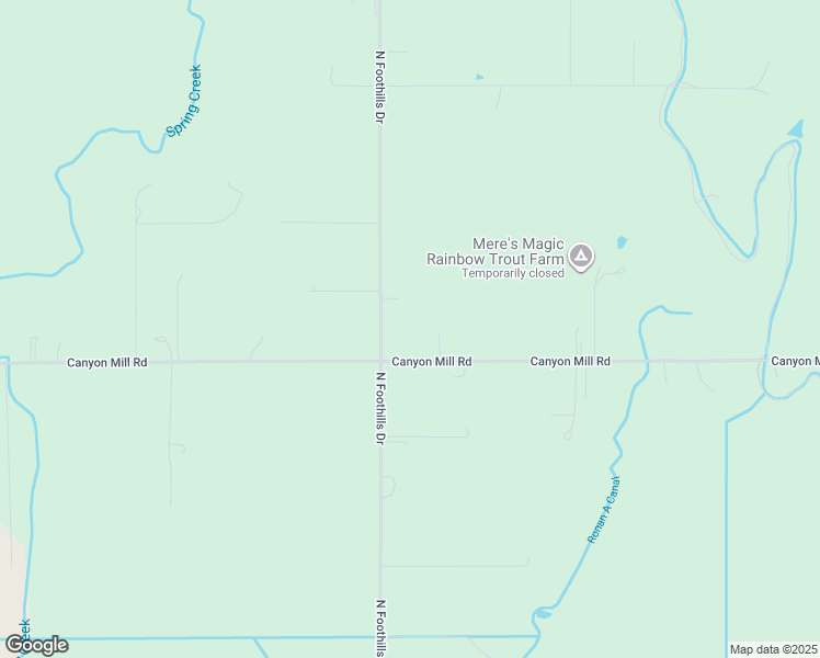 map of restaurants, bars, coffee shops, grocery stores, and more near 2501-2649 Canyon Mill Road in Ronan