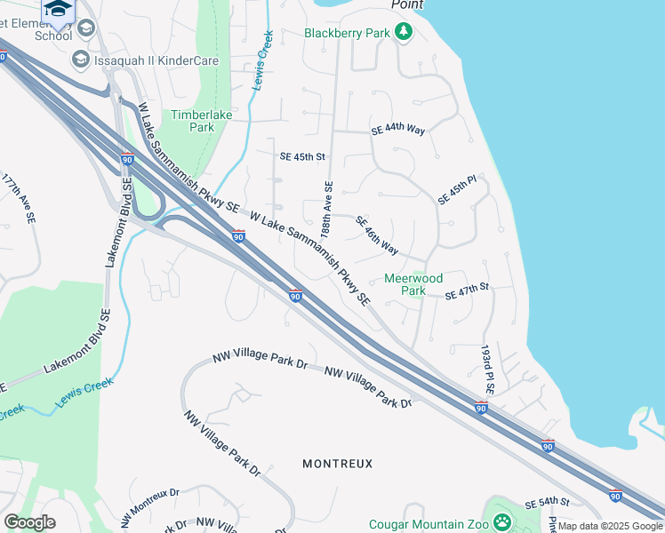 map of restaurants, bars, coffee shops, grocery stores, and more near in Issaquah