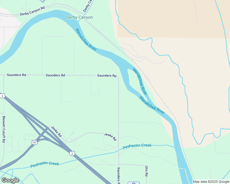 map of restaurants, bars, coffee shops, grocery stores, and more near 7852-9699 Saunders Road in Peshastin