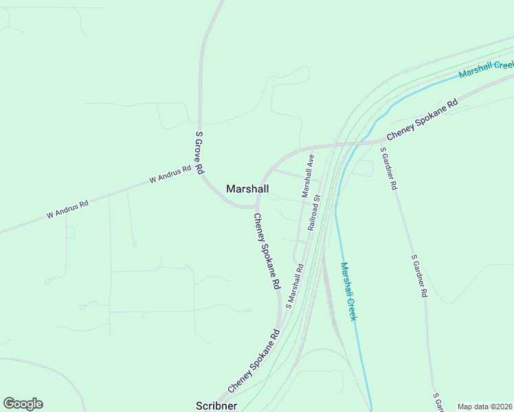 map of restaurants, bars, coffee shops, grocery stores, and more near 9404 Cheney Spokane Road in Cheney