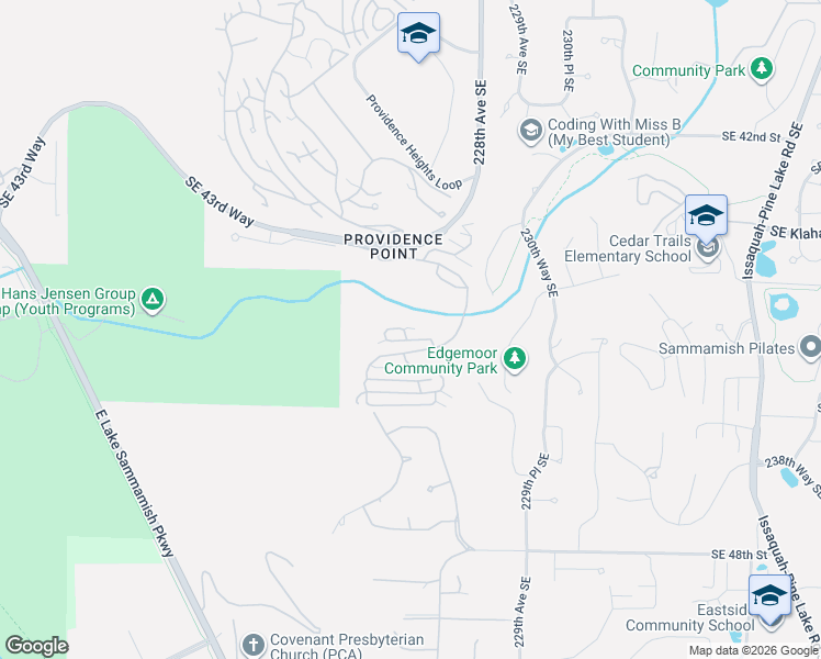 map of restaurants, bars, coffee shops, grocery stores, and more near 22633 Southeast 44th Lane in Issaquah