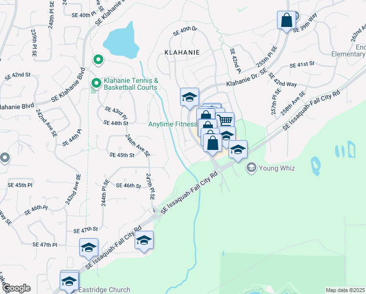 map of restaurants, bars, coffee shops, grocery stores, and more near 4495 248th Lane Southeast in Issaquah