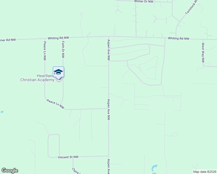 map of restaurants, bars, coffee shops, grocery stores, and more near 9844 Aspen Avenue Northwest in Bemidji