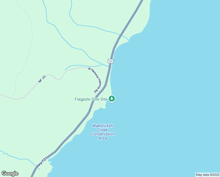 map of restaurants, bars, coffee shops, grocery stores, and more near 121 North Hidden Cove Lane in Lilliwaup