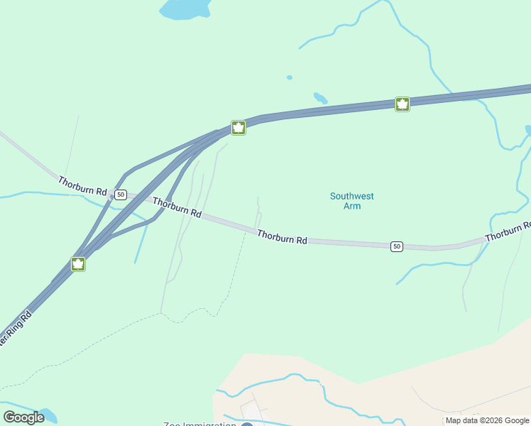 map of restaurants, bars, coffee shops, grocery stores, and more near 532 Thorburn Road in St. John's