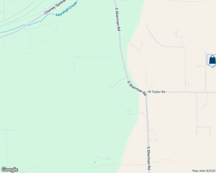 map of restaurants, bars, coffee shops, grocery stores, and more near 9426 South Sherman Road in Spokane