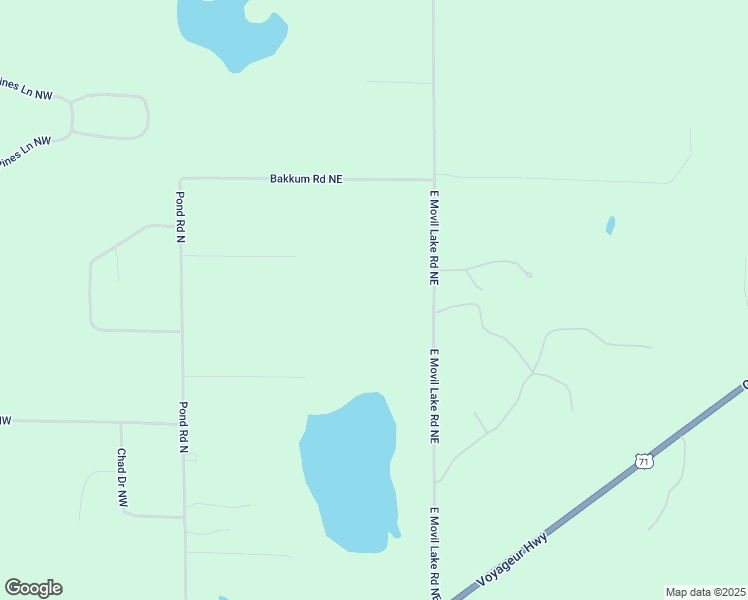 map of restaurants, bars, coffee shops, grocery stores, and more near 10245 East Movil Lake Road Northeast in Bemidji