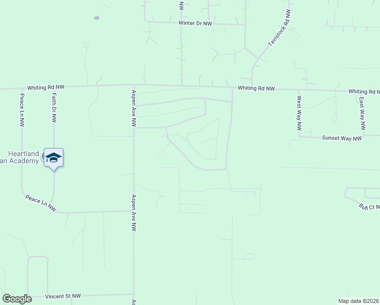 map of restaurants, bars, coffee shops, grocery stores, and more near 9844-9908 Aspen Avenue Northwest in Bemidji