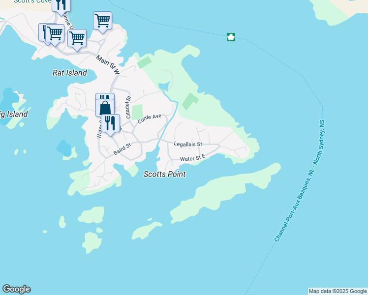 Port Aux Basques Map 36 Legallais Street, Channel-Port Aux Basques Nl - Walk Score